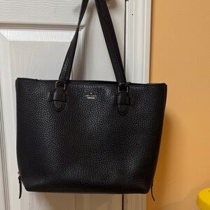 Kate Spade Black Textured Tote